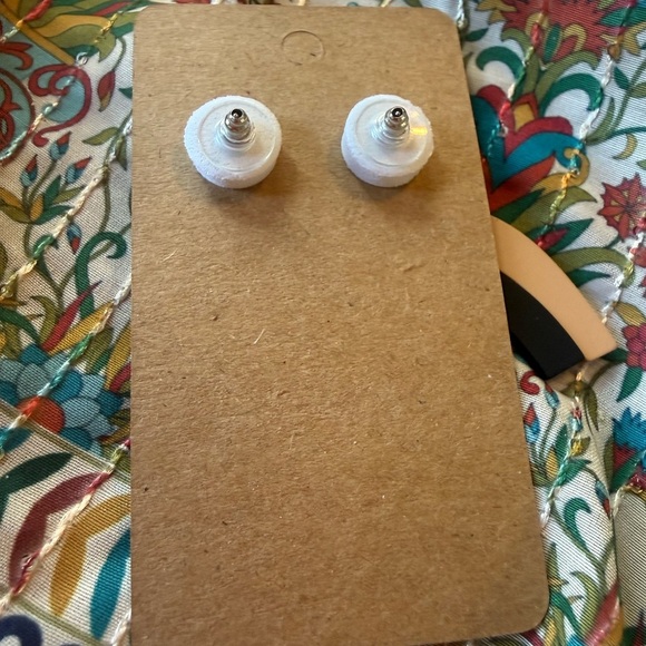 Leopard Print Rainbow Arch Statement Earrings Polymer Clay Boho Style - Picture 3 of 4